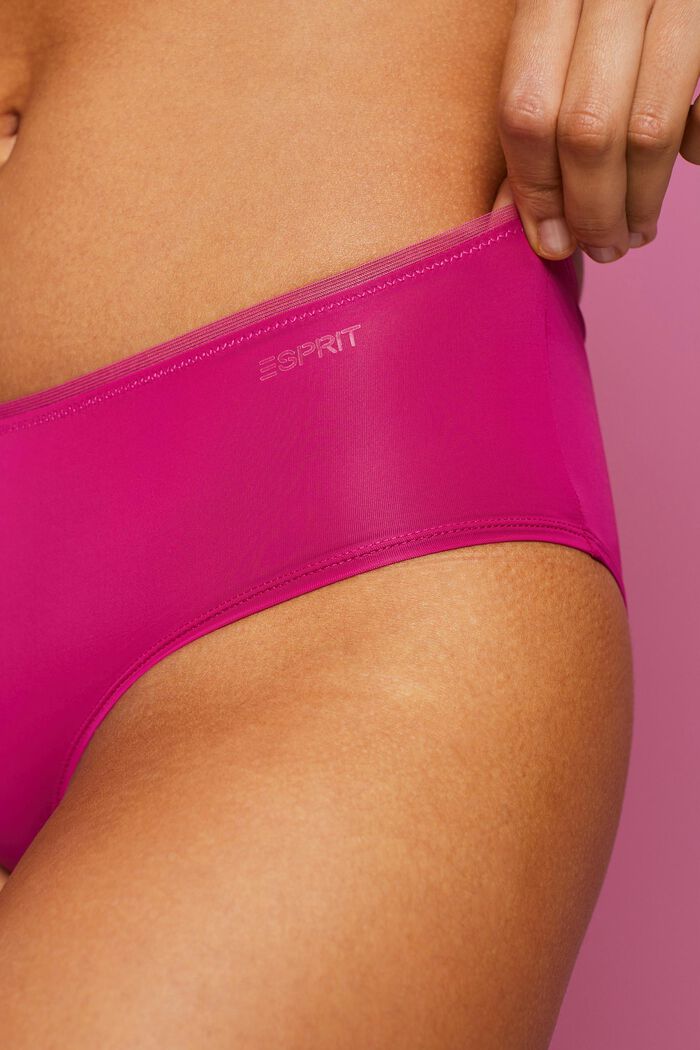 Microfiber Hipster Briefs, PINK FUCHSIA, detail image number 2