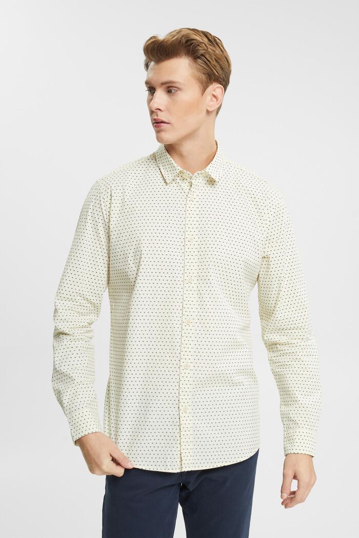 Slim fit shirt with heart print