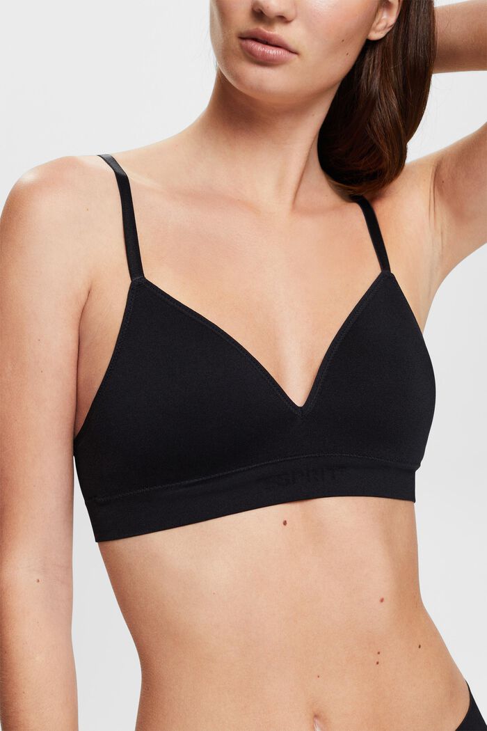 ESPRIT - Seamless Padded Logo Bralette at our online shop