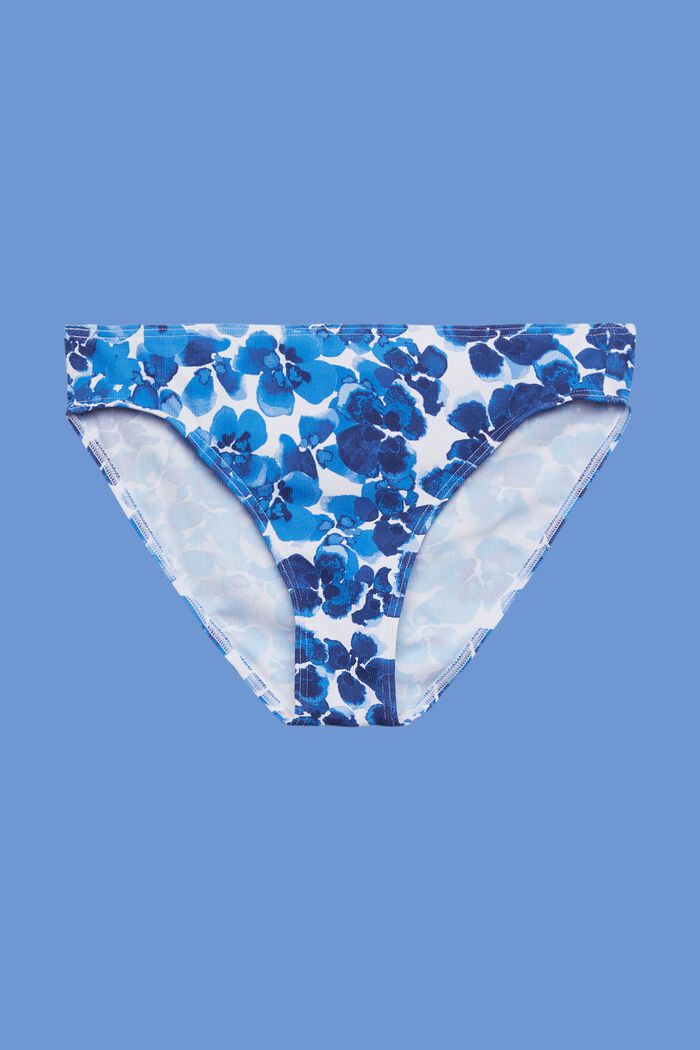 Printed Hipster Bikini Bottoms, BLUE, detail image number 3