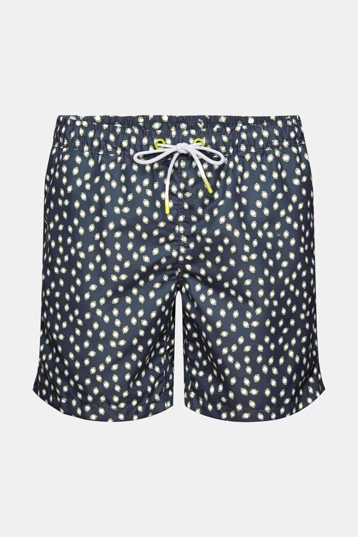 Swim shorts with a graphic print