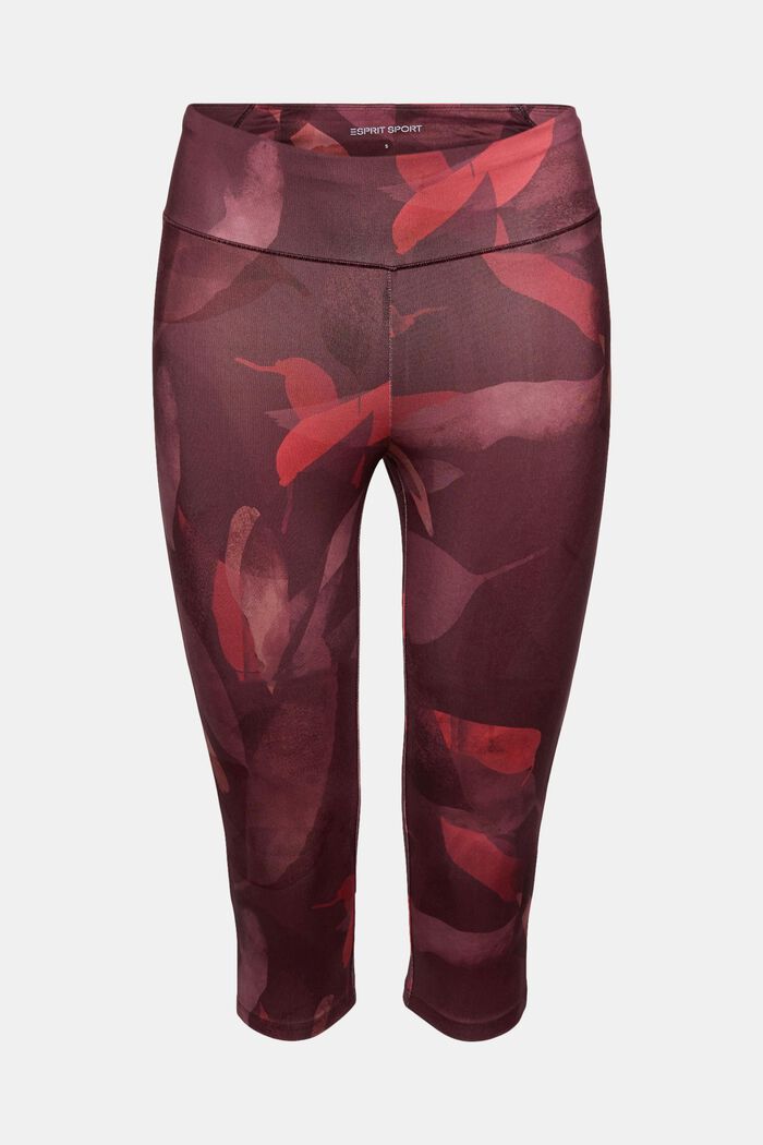 Recycled: high-performance leggings with a print, E-DRY, BLUSH, overview