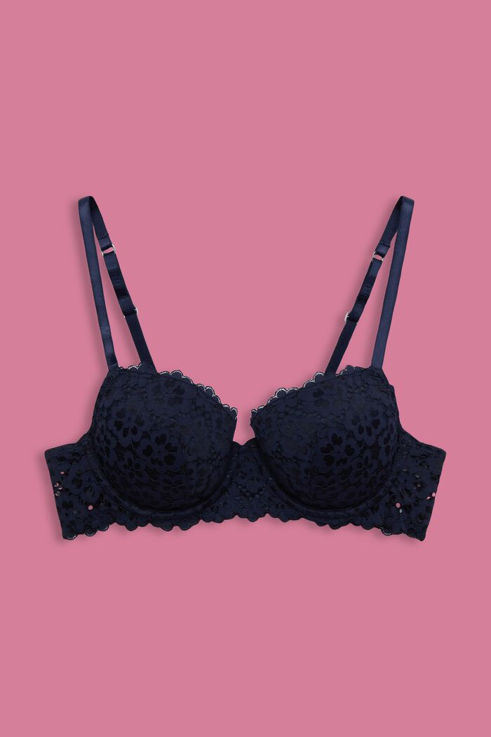 Buy Victoria's Secret Black Floral Lightly Lined Demi Bra from Next  Luxembourg