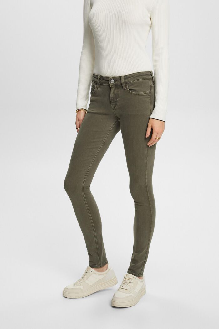 ESPRIT - Skinny mid-rise trousers at our online shop