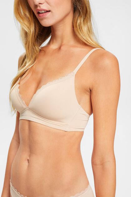 ESPRIT - Padded, non-wired soft bra at our online shop