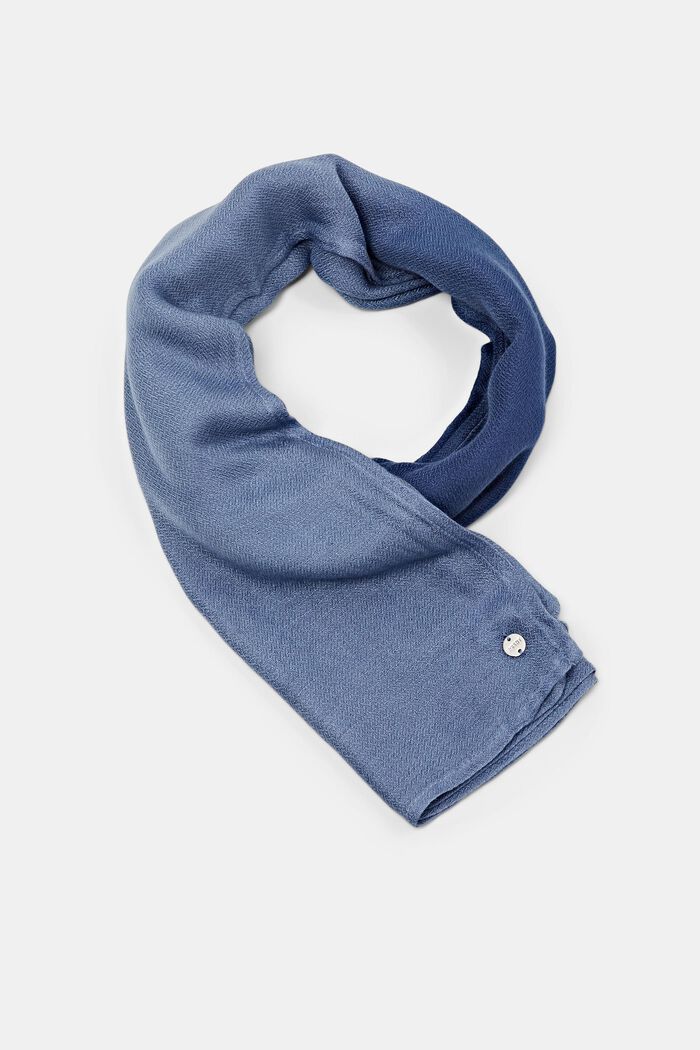 Ombre scarf, DARK BLUE, detail image number 0
