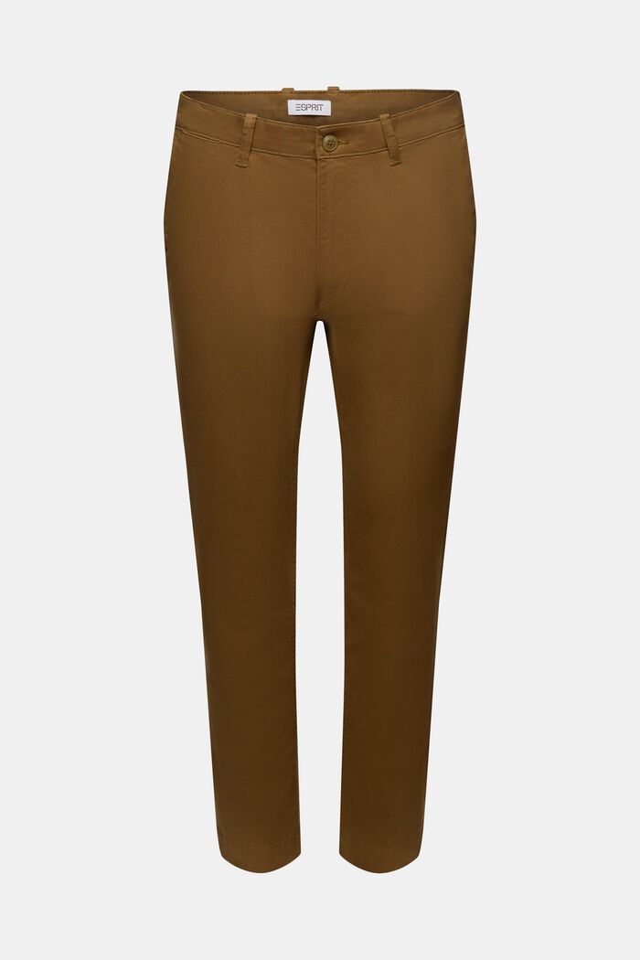 Slim-Leg Chino Pants, KHAKI GREEN, detail image number 6