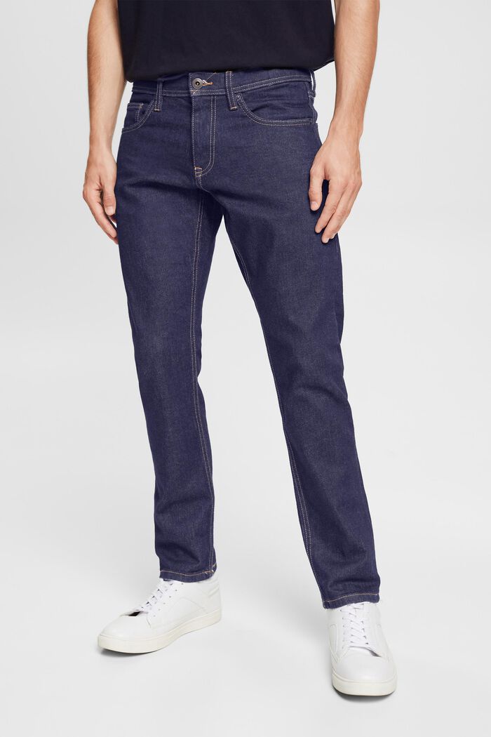Stretch jeans containing organic cotton, BLUE RINSE, detail image number 0
