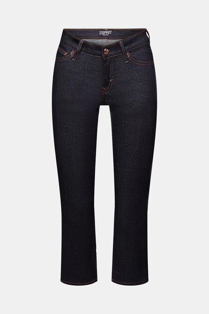 Racer Bootcut Mid-Rise Cropped Jeans
