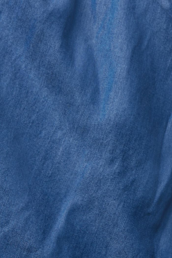 Made of TENCEL™: denim-look dress, BLUE MEDIUM WASHED, detail image number 1