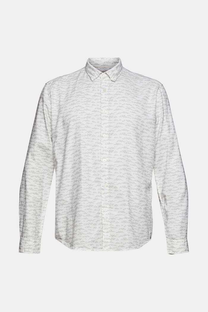 Cotton shirt with a print