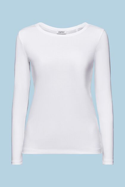 Long-Sleeve Cotton Jersey  T-Shirt