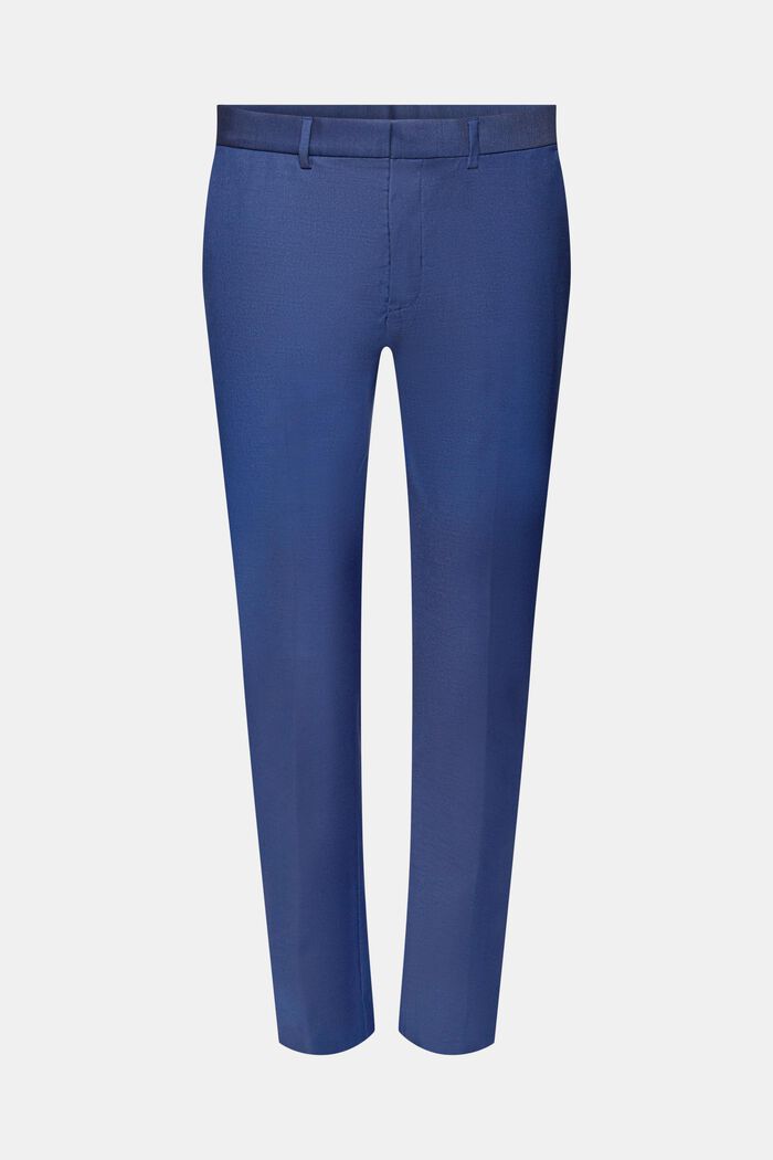 Slim fit suit trousers, BLUE, detail image number 7
