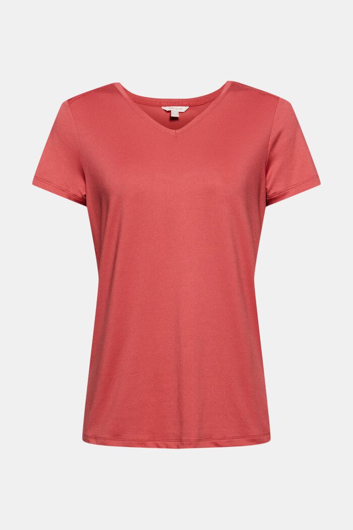 Recycled: Active T-shirt with E-DRY, BLUSH, detail image number 0