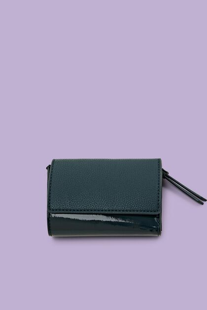 Glossy Fold-Over Wallet