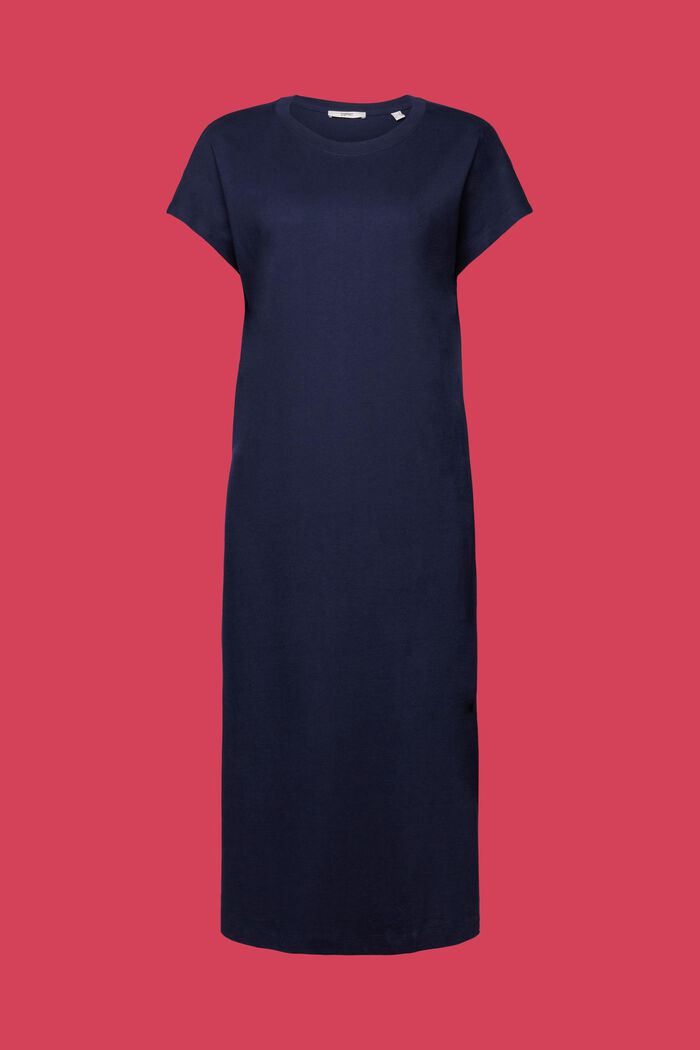 Jersey midi dress, NAVY, detail image number 5