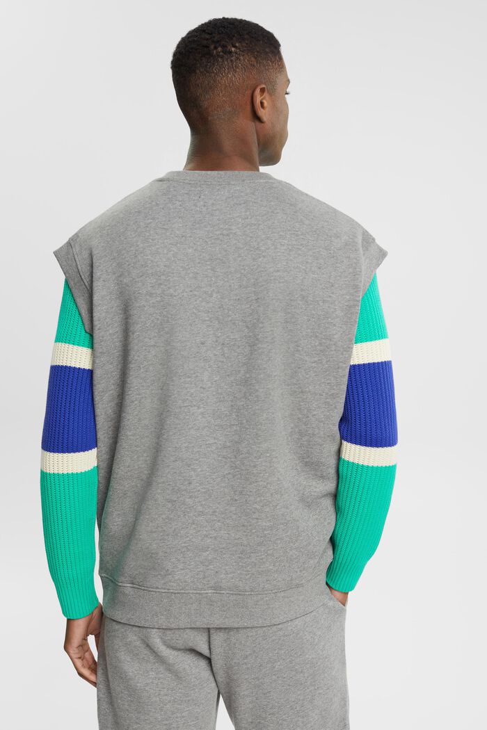 Sleeveless sweatshirt, MEDIUM GREY, detail image number 3