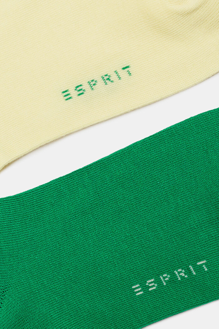 2-Pack Ankle Socks, YELLOW/GREEN, detail image number 1