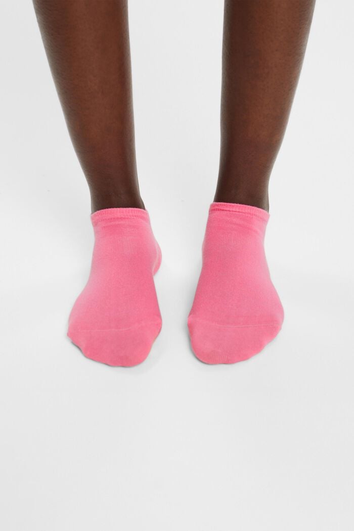 2-pack of trainer socks, organic cotton, ROSE, detail image number 2