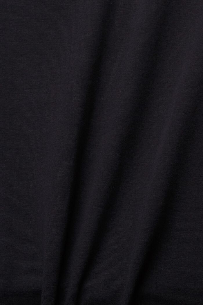 Rhinestones logo t-shirt, BLACK, detail image number 5