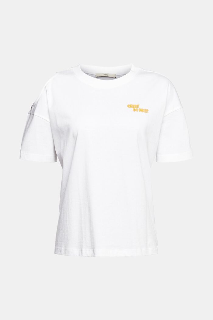 T-shirt with a shoulder cut-out