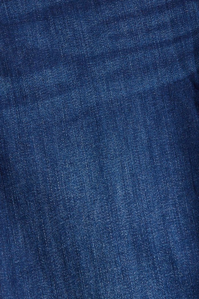 Stretch cotton jeans, BLUE DARK WASHED, detail image number 1