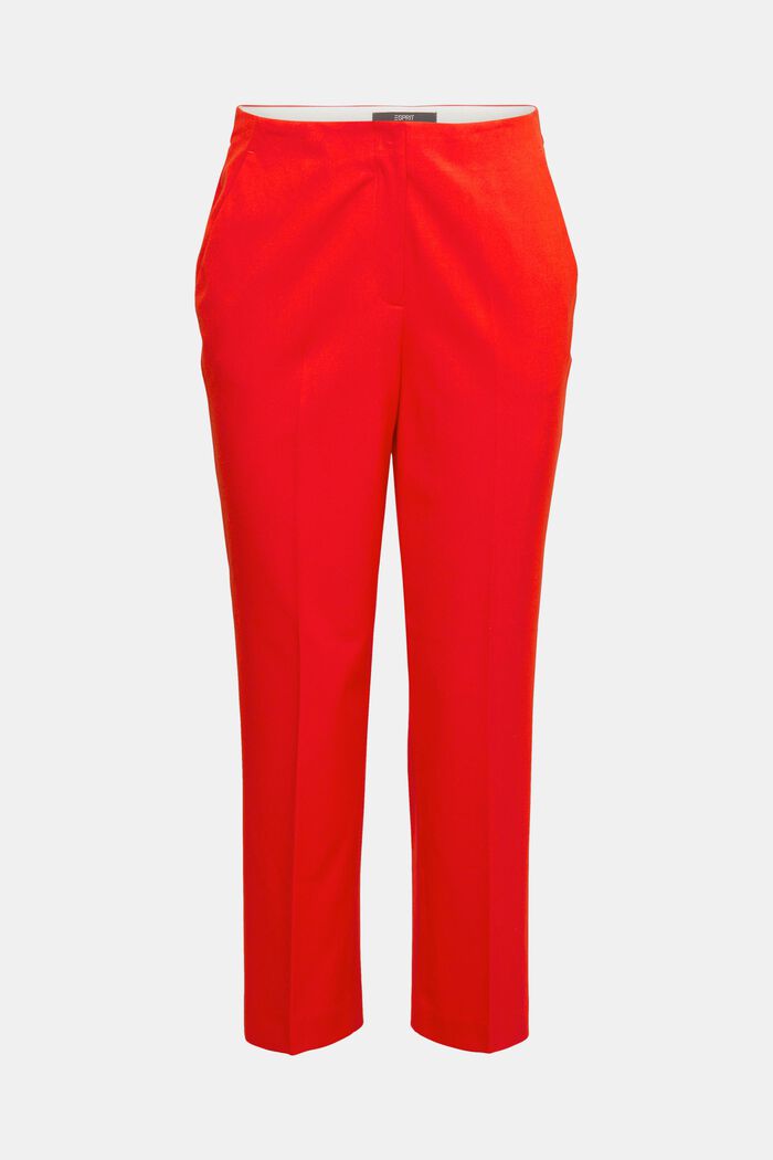 Cropped trousers, RED, detail image number 6