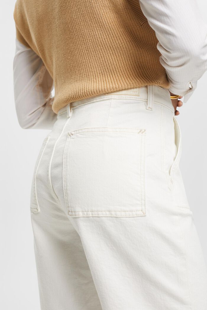 High-rise shorts, OFF WHITE, detail image number 4
