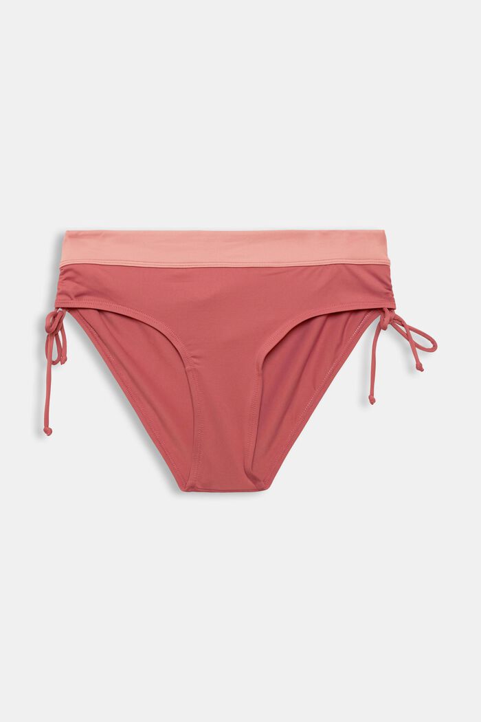 Made of recycled material: bikini bottoms with gathering