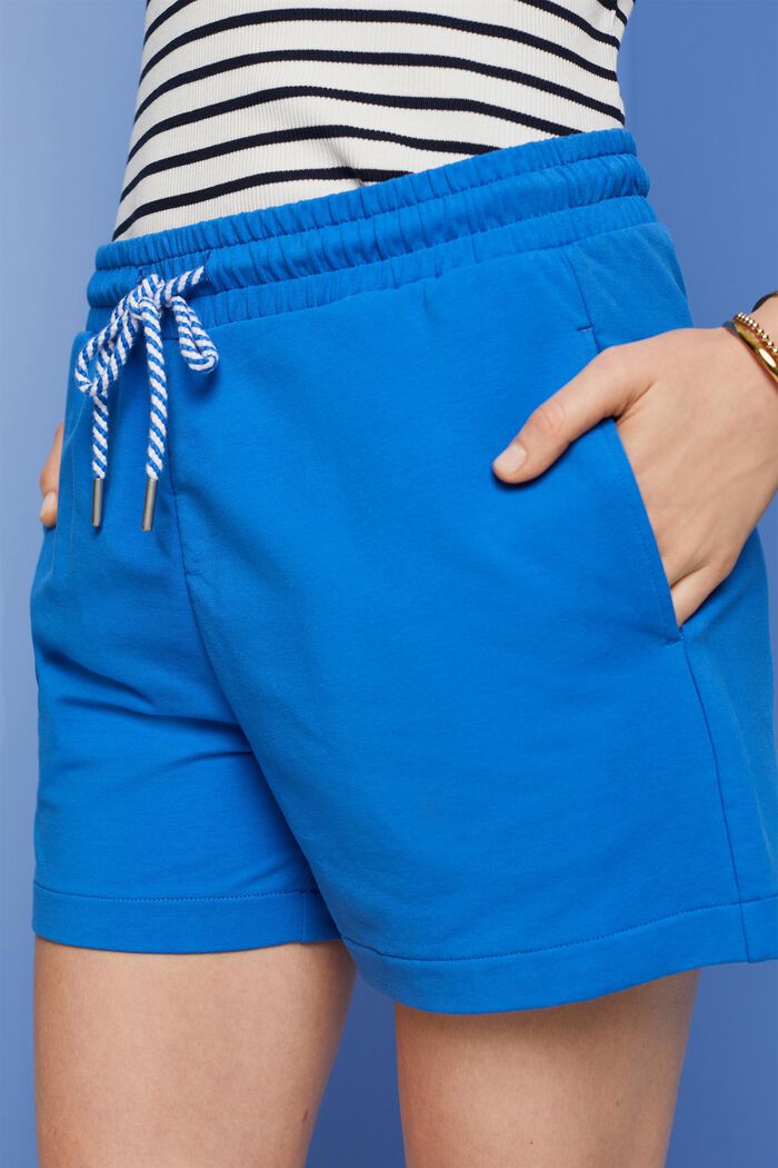 Cotton sweat shorts, BRIGHT BLUE, detail image number 2