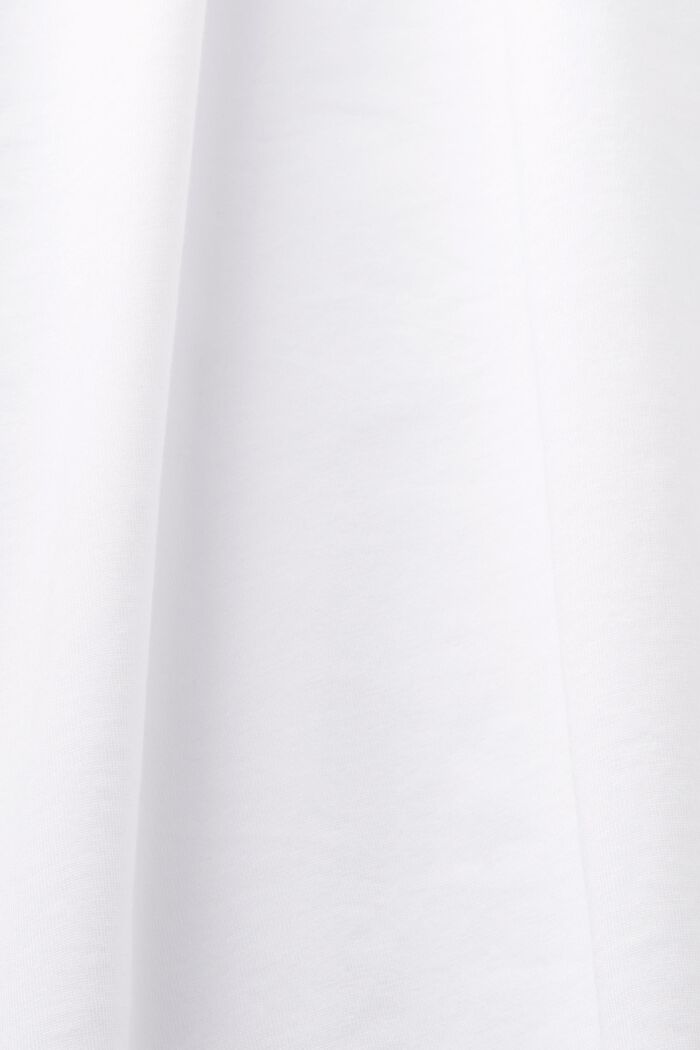 Organic Cotton Jersey T-Shirt, WHITE, detail image number 4