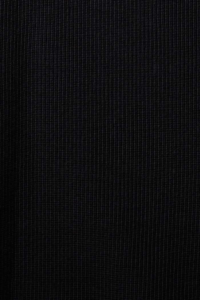 Ribbed turtleneck jumper, BLACK, detail image number 1