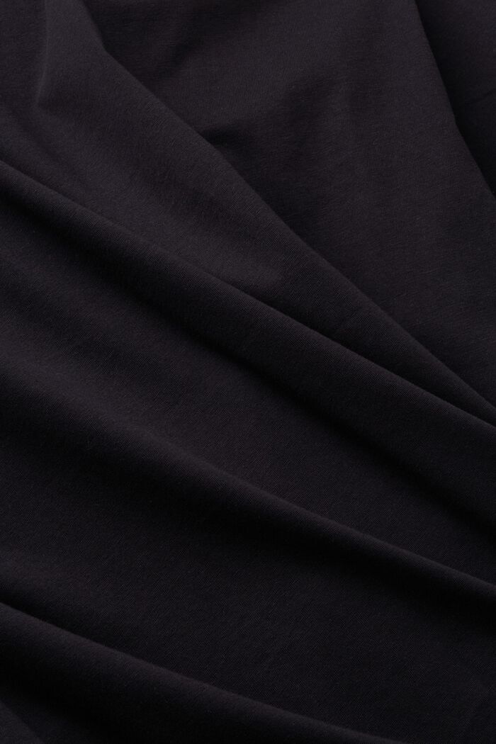 Cotton t-shirt with print, BLACK, detail image number 5