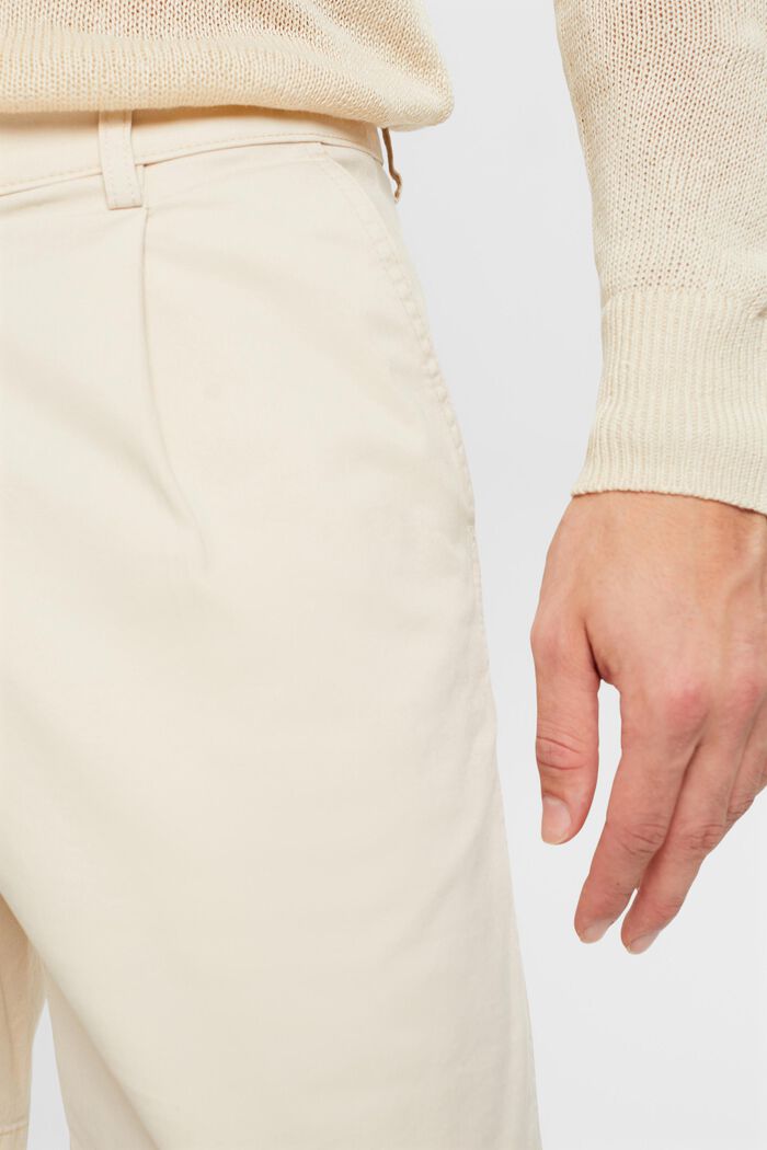 Cotton Chino Shorts, LIGHT BEIGE, detail image number 4
