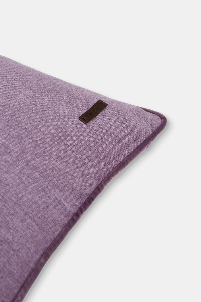 Cushion cover with velvet piping, LILAC, detail image number 1