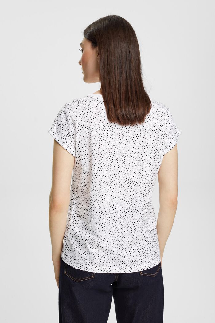Printed T-shirt made of 100% organic cotton, WHITE, detail image number 3