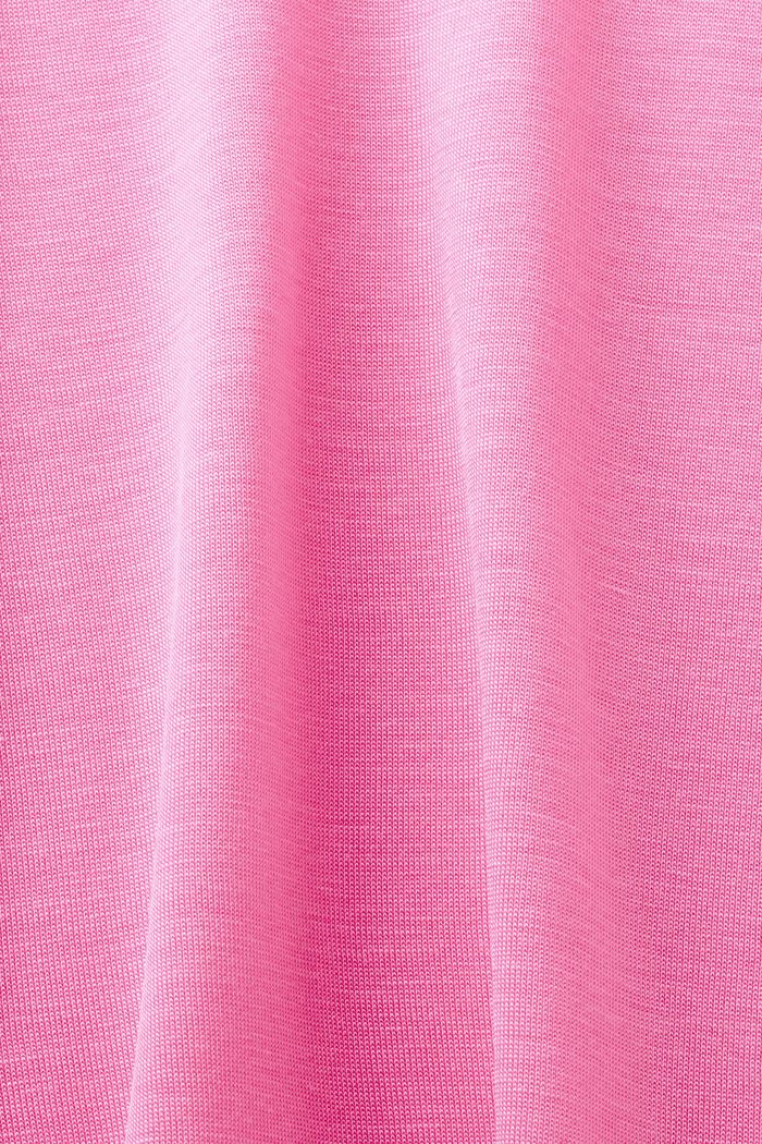 Jersey Longsleeve Top, PINK FUCHSIA, detail image number 6