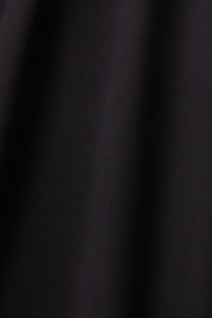 Sleeveless Crêpe Chiffon Mini Dress, BLACK, detail image number 7
