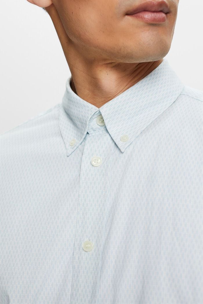 Printed Relaxed Fit Cotton Shirt, WHITE, detail image number 2