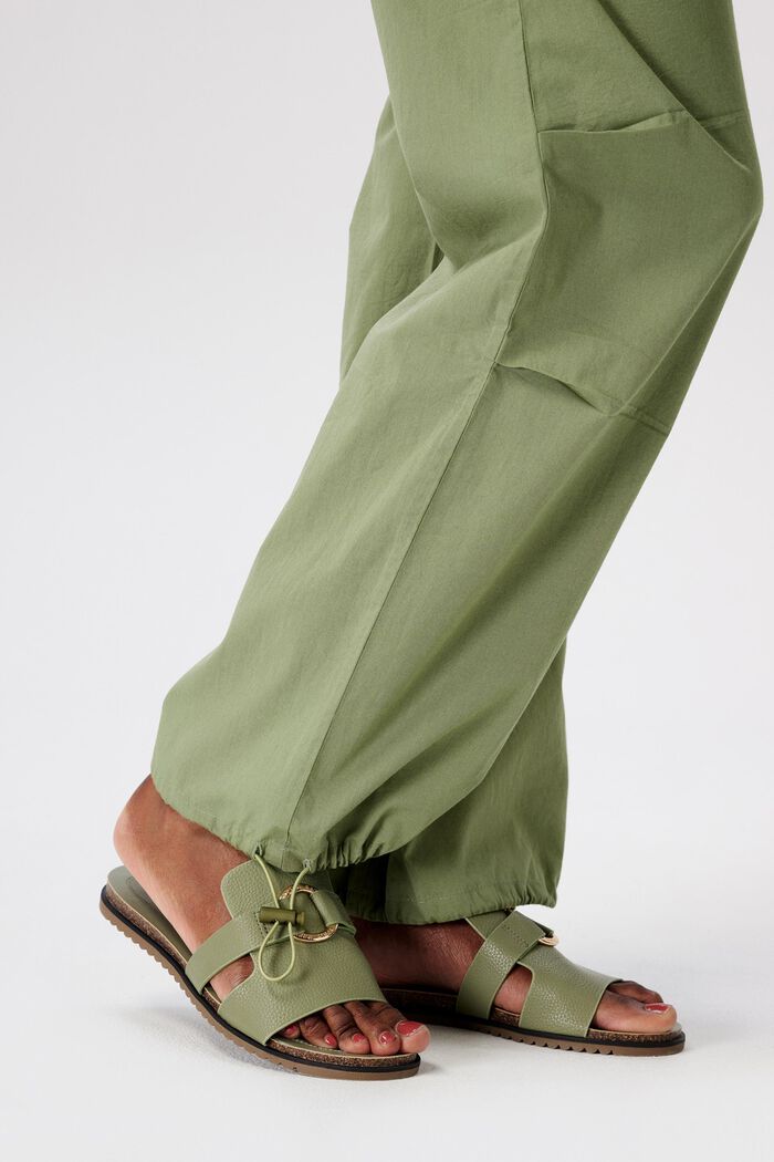 MATERNITY Under-The-Belly Pants, OLIVE GREEN, detail image number 1
