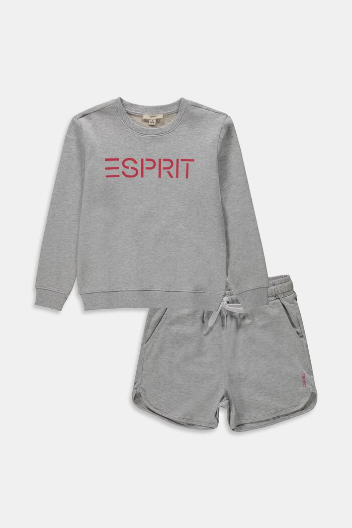 Set: sweatshirt and shorts