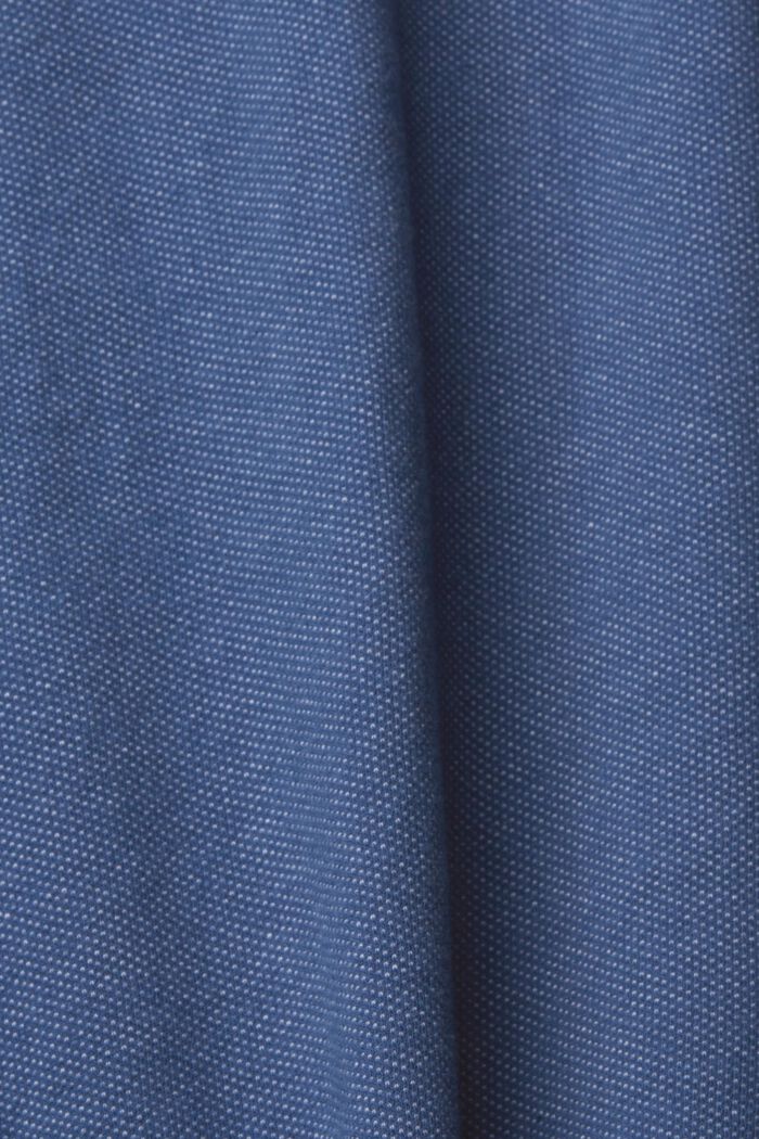 Textured shirt, DARK BLUE, detail image number 1