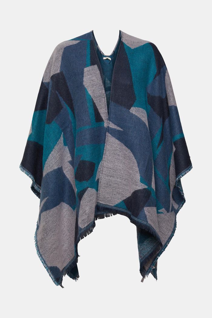 Patterned poncho