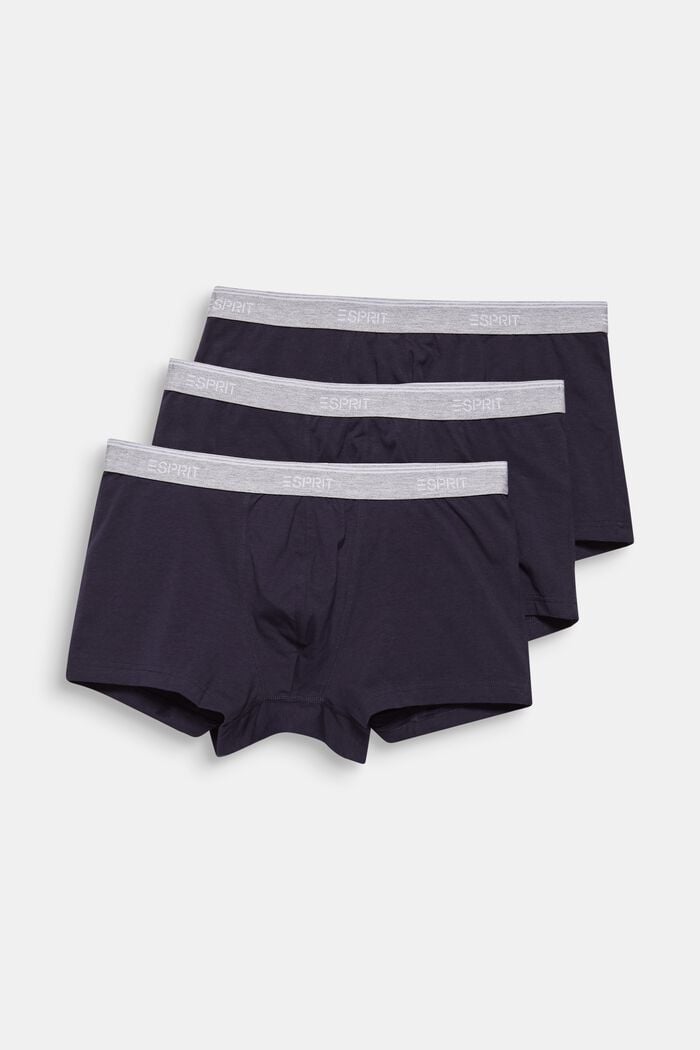 Triple pack: Hipster shorts with a logo waistband, NAVY, detail image number 0