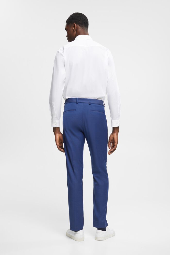 Slim fit suit trousers, BLUE, detail image number 3