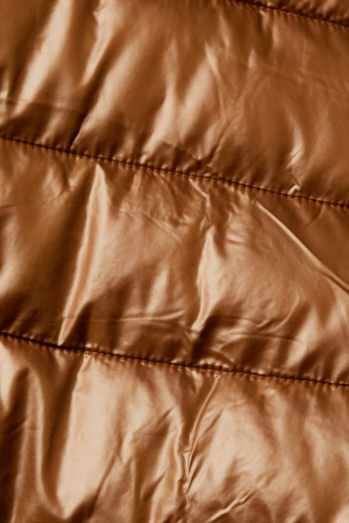 Quilted jacket with detachable hood, TOFFEE, detail image number 1