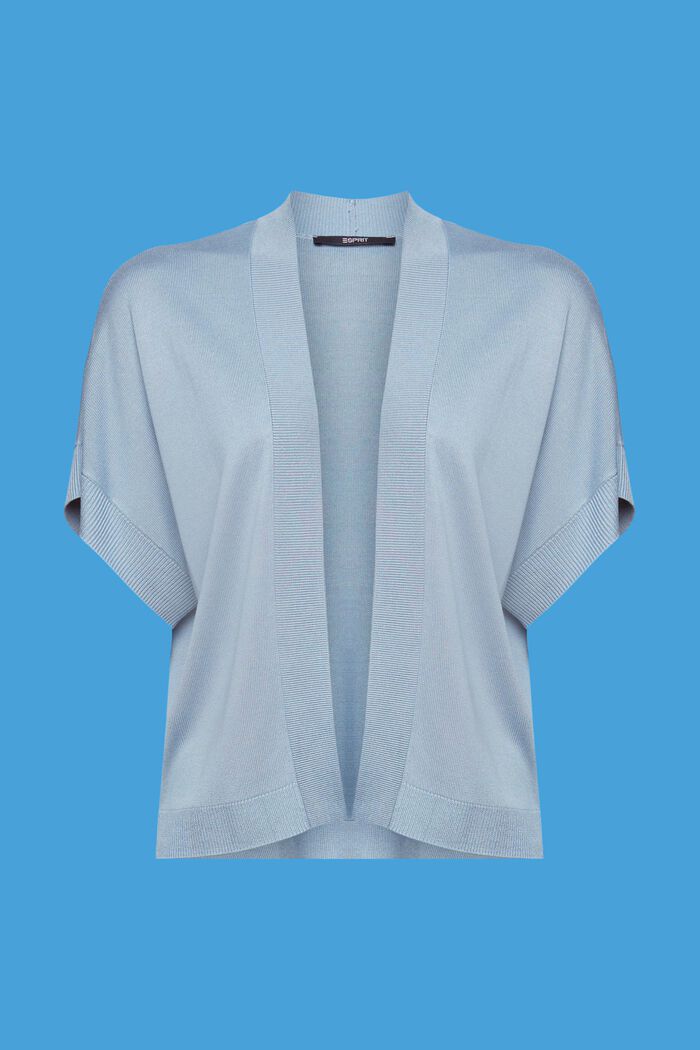 Short sleeve cardigan, LIGHT BLUE LAVENDER, detail image number 5