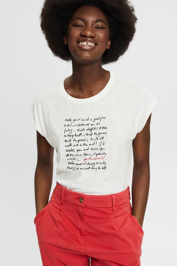 Print t-shirt with organic cotton