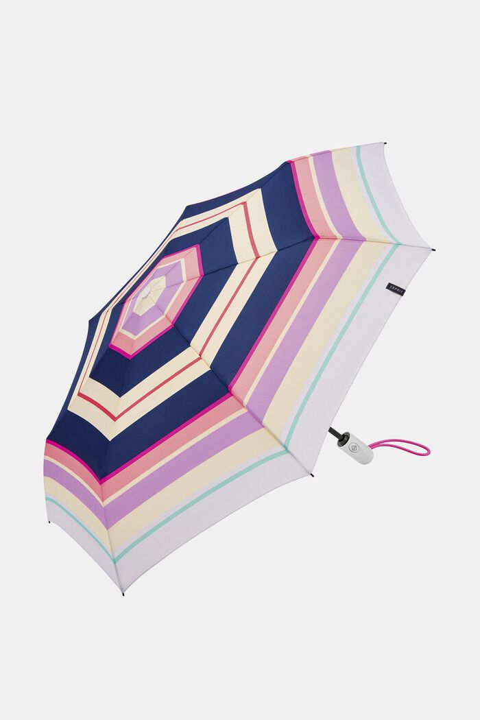 Easymatic pocket umbrella with stripes, ONE COLOR, detail image number 0