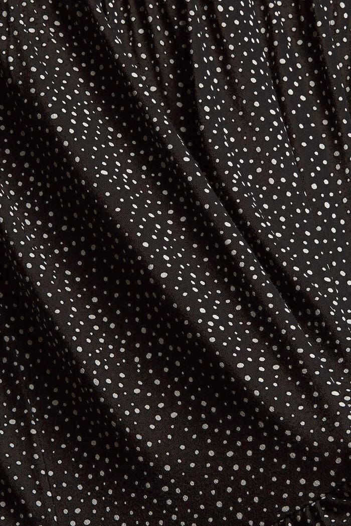 Patterned dress, LENZING™ ECOVERO™, NEW BLACK, detail image number 5